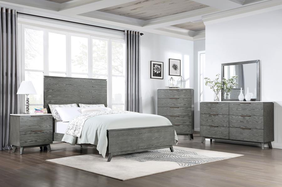 Modal Additional Images for Nathan Wood Queen Panel Bed Grey