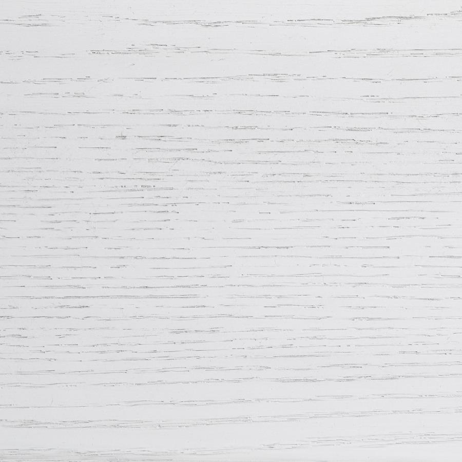 Marielle Queen Upholstered Panel Bed Distressed White