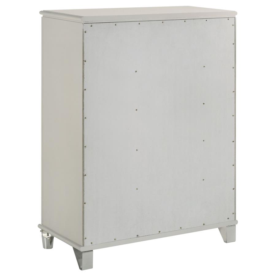 Olivia 4-piece Queen Bedroom Set Pearl White