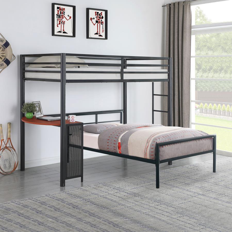 Modal Additional Images for Fisher Metal Twin Open Frame Bed Gunmetal