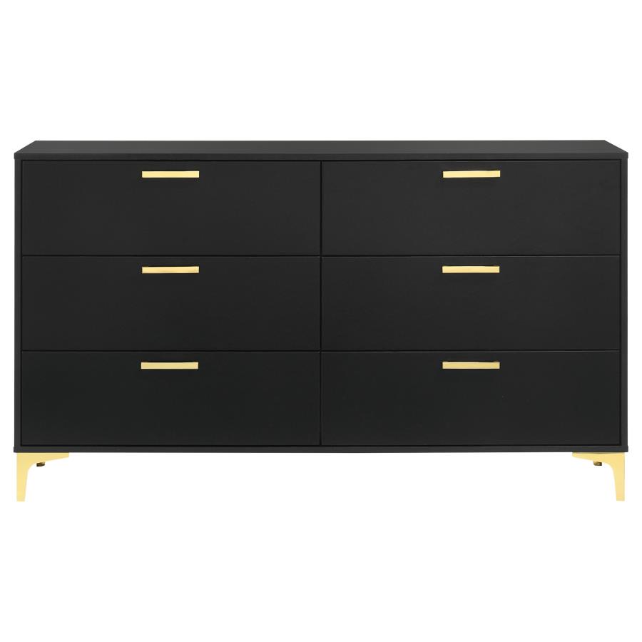 Kendall 4-piece Queen Bedroom Set Black
