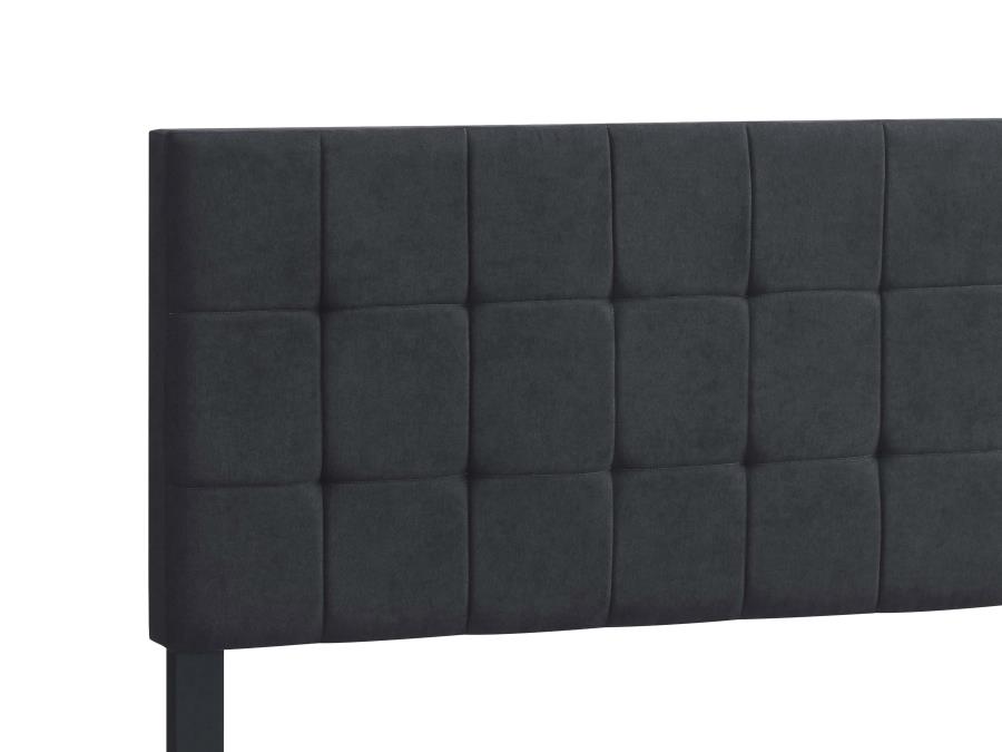 Modal Additional Images for Fairfield Upholstered Queen Panel Bed Dark Grey