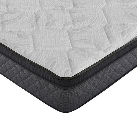 Freya 11.5" California King Euro Top Mattress White 