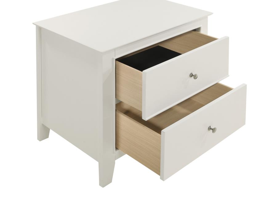 Selena 5-piece Full Bedroom Set Cream White