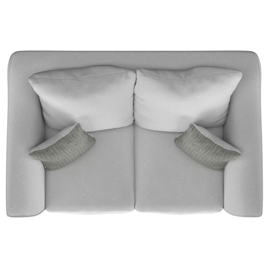 Modal Additional Images for Salizar 2-piece Upholstered Flared Arm Sofa Set Sand