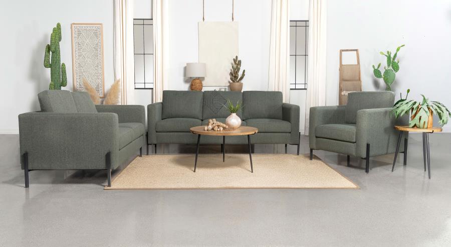 Modal Additional Images for Tilly Upholstered Track Arm Accent Chair Sage