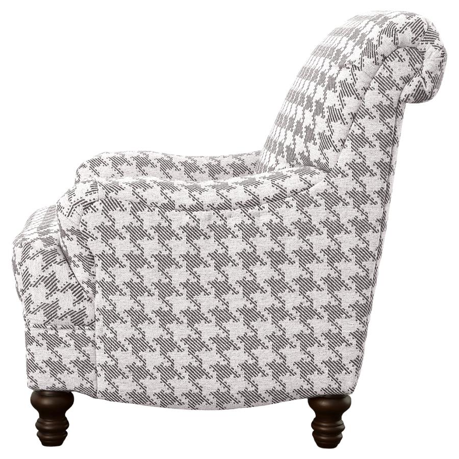 Modal Additional Images for Glenn 3-piece Upholstered Sofa Set Light Grey and Grey