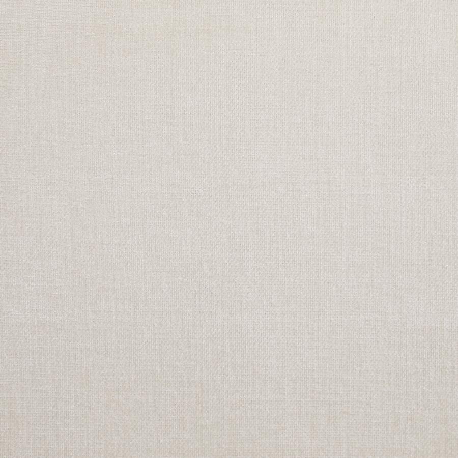 Charlotte Upholstered Curved Armless Chair Ivory