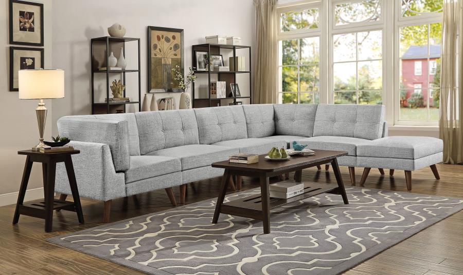 Modal Additional Images for Churchill Upholstered Corner Grey