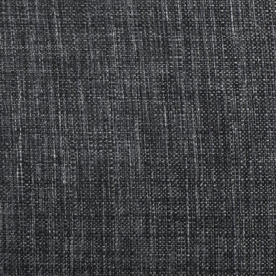 Churchill Tufted Cushion Back Corner Dark Grey and Walnut