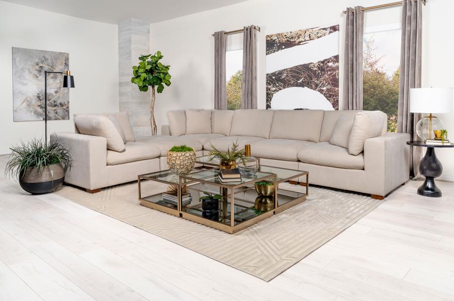Modal Additional Images for Lakeview Upholstered Corner Chair Ivory