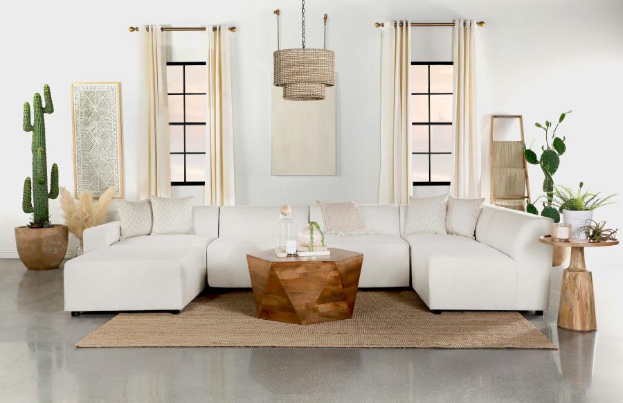 Modal Additional Images for Freddie Upholstered LAF Chair Pearl