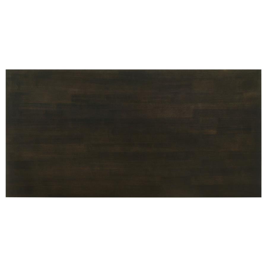 Rachelle 3-piece Rectangular Coffee Table Set Deep Merlot