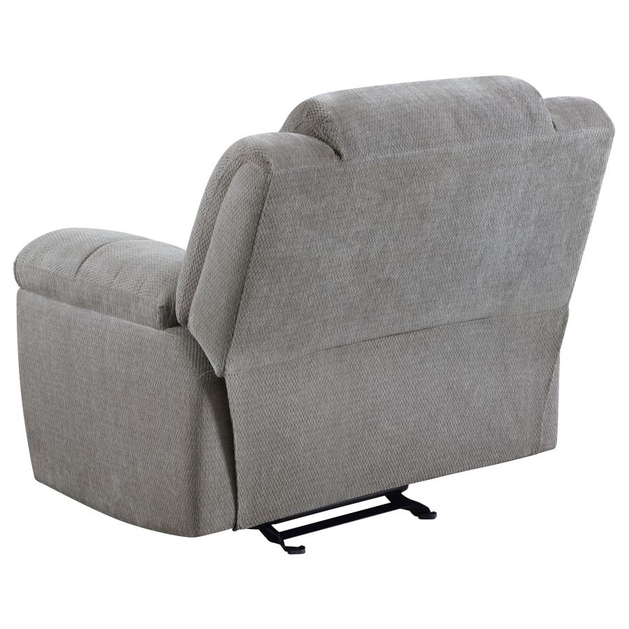 Gilson 3-piece Chenille Upholstered Sofa Set Grey