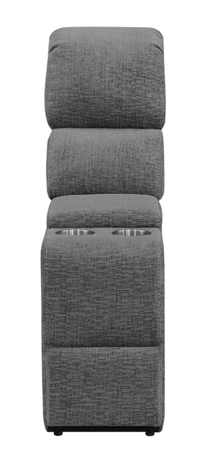 Modal Additional Images for Bahrain Upholstered Console Charcoal