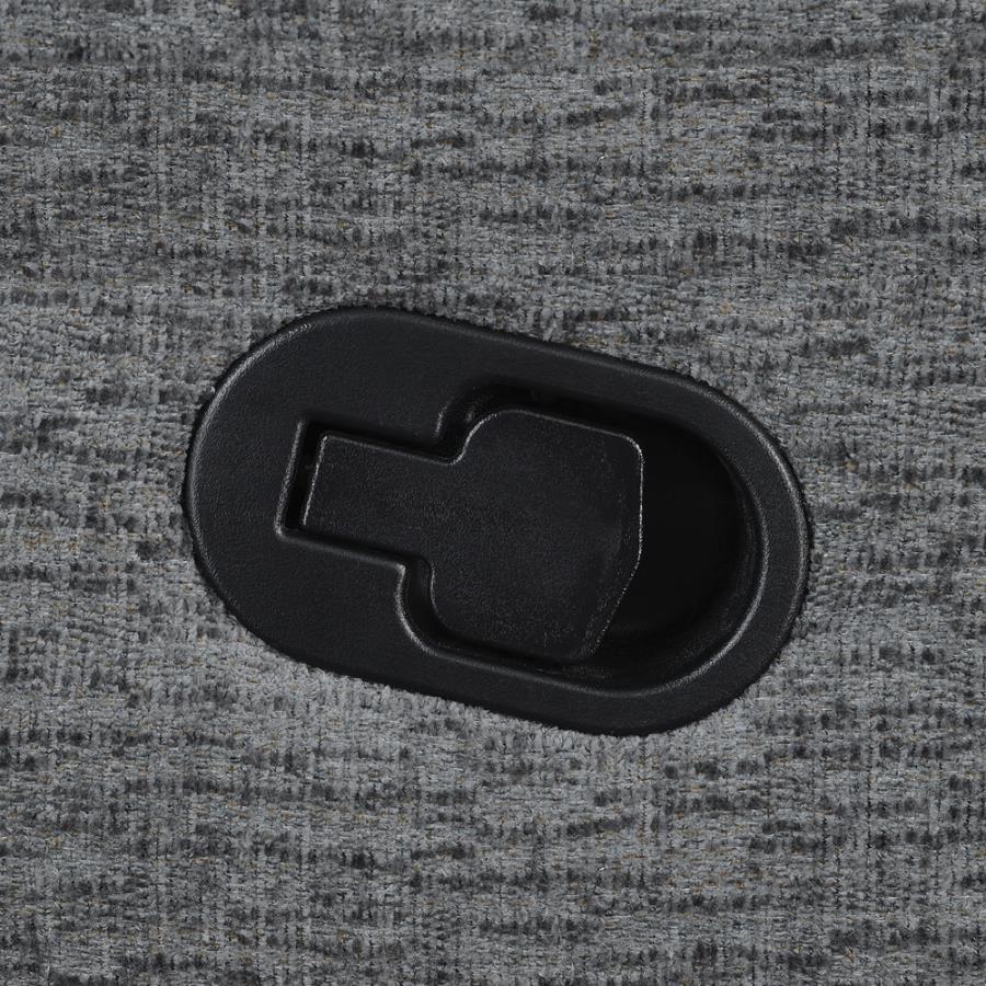 Bahrain Upholstered LAF Recliner Charcoal