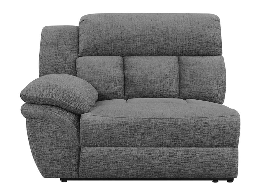 Modal Additional Images for Bahrain Upholstered LAF Power Recliner Charcoal
