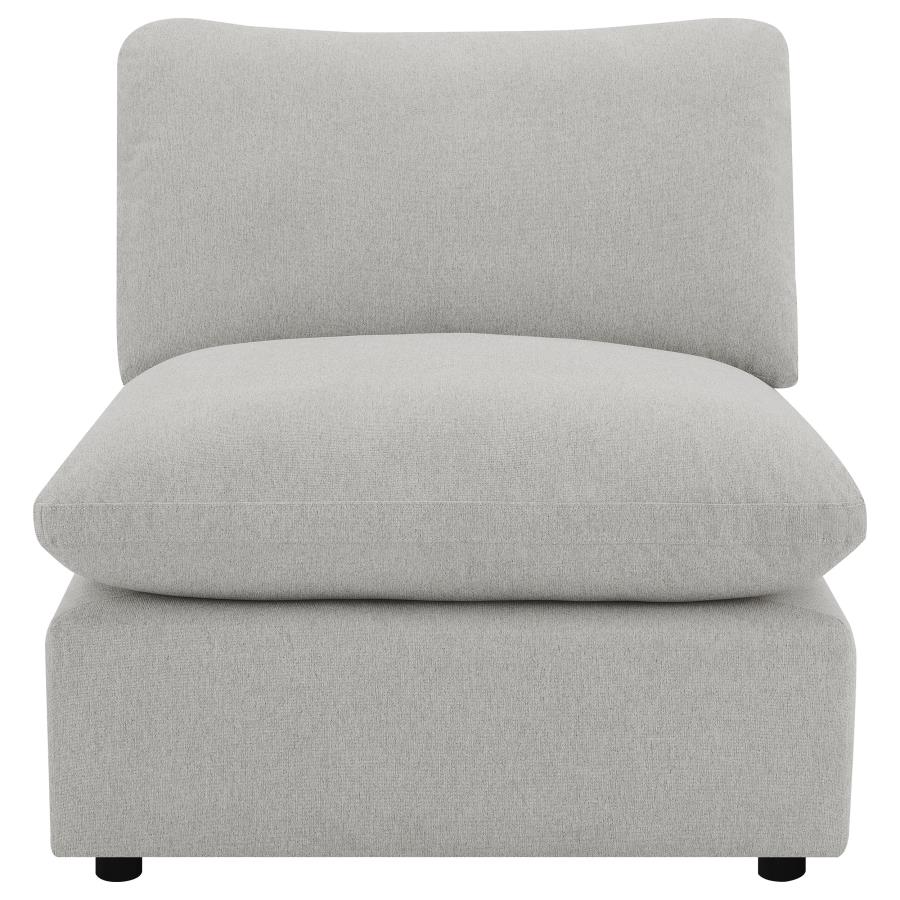 Collins Modular Power Armless Recliner Grey