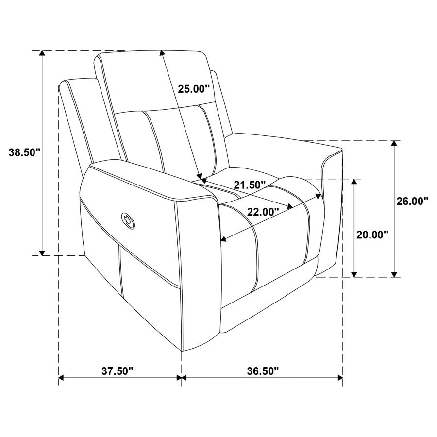 Modal Additional Images for Brentwood 3-piece Upholstered Reclining Sofa Set Taupe