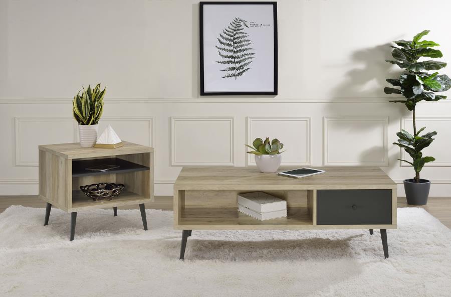 Modal Additional Images for Welsh 1-drawer Engineered Wood Coffee Table Antique Pine