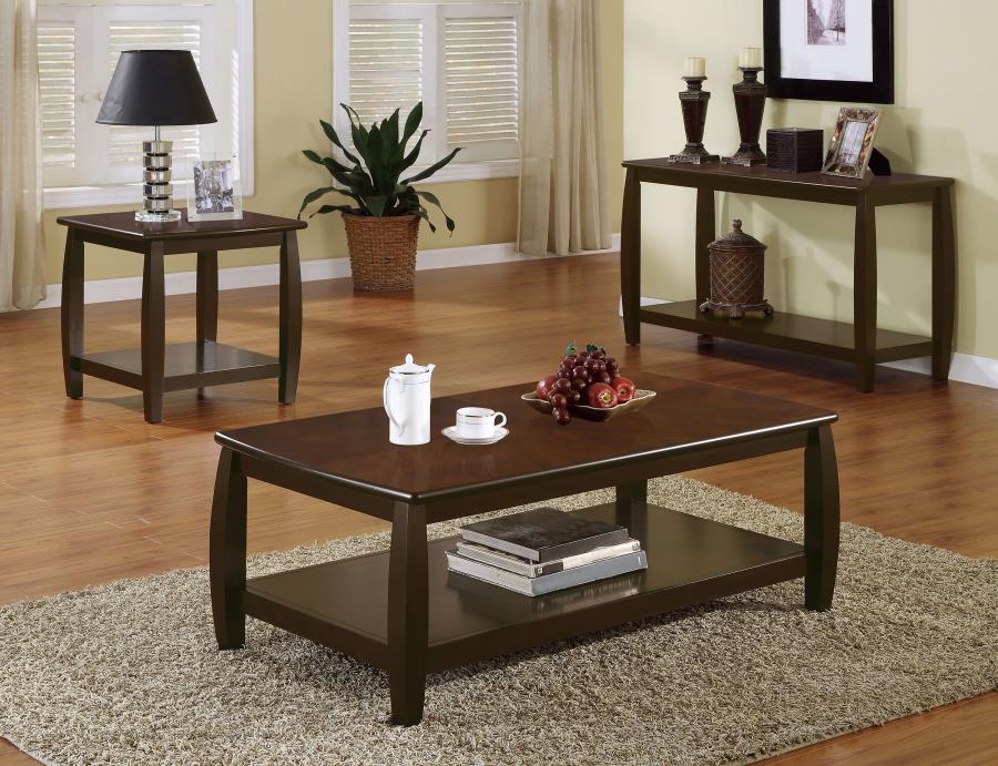 Modal Additional Images for Dixon 1-shelf Square Wood End Table Espresso