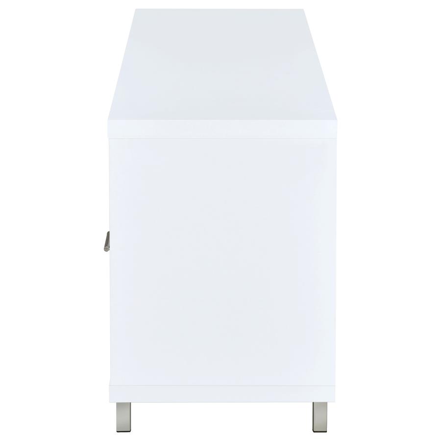 Casey 2-drawer Engineered Wood 60" TV Stand White