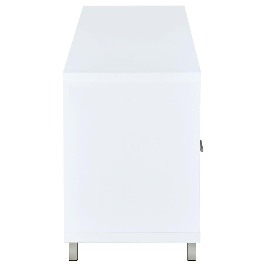 Casey 2-drawer Engineered Wood 60" TV Stand White