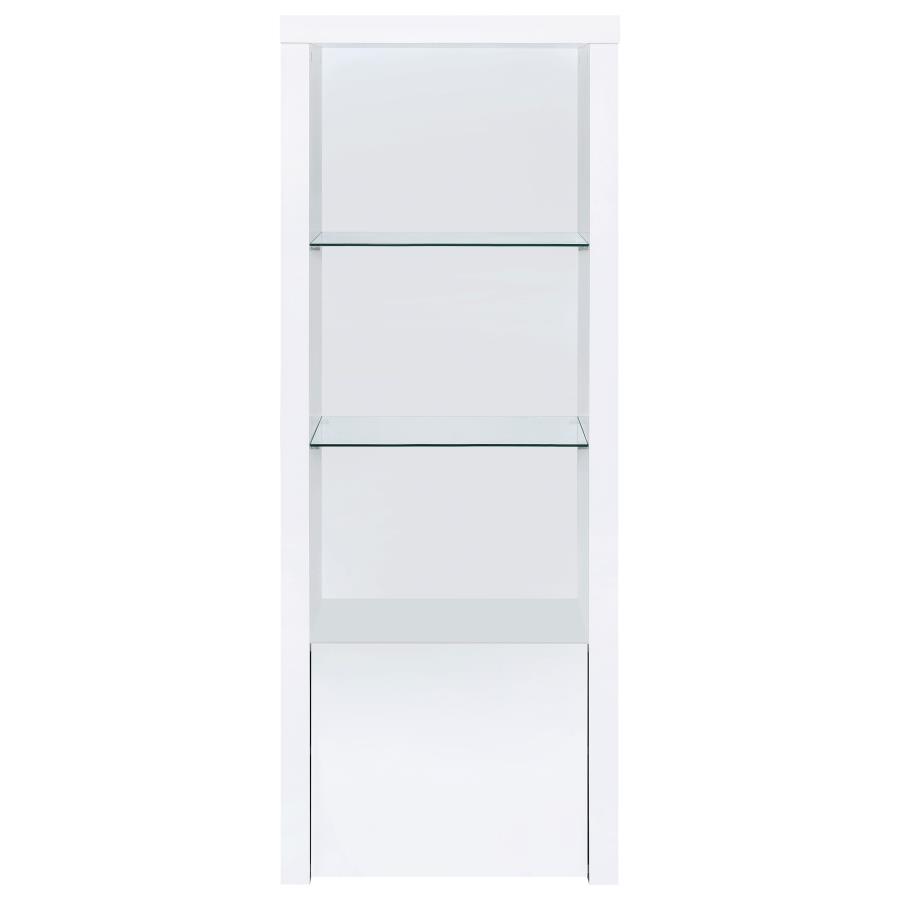 Jude 3-piece 71" TV Entertainment Center White High Gloss