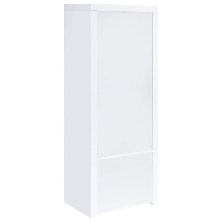 Jude 3-piece 71" TV Entertainment Center White High Gloss
