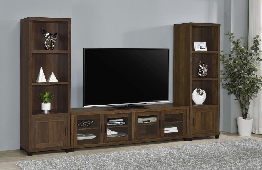 Modal Additional Images for Sachin 3-shelf Engineered Wood Media Tower Dark Pine