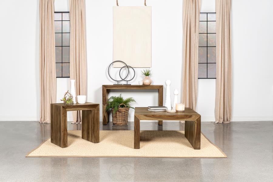 Modal Additional Images for Odilia Rectangular Solid Wood End Table Auburn
