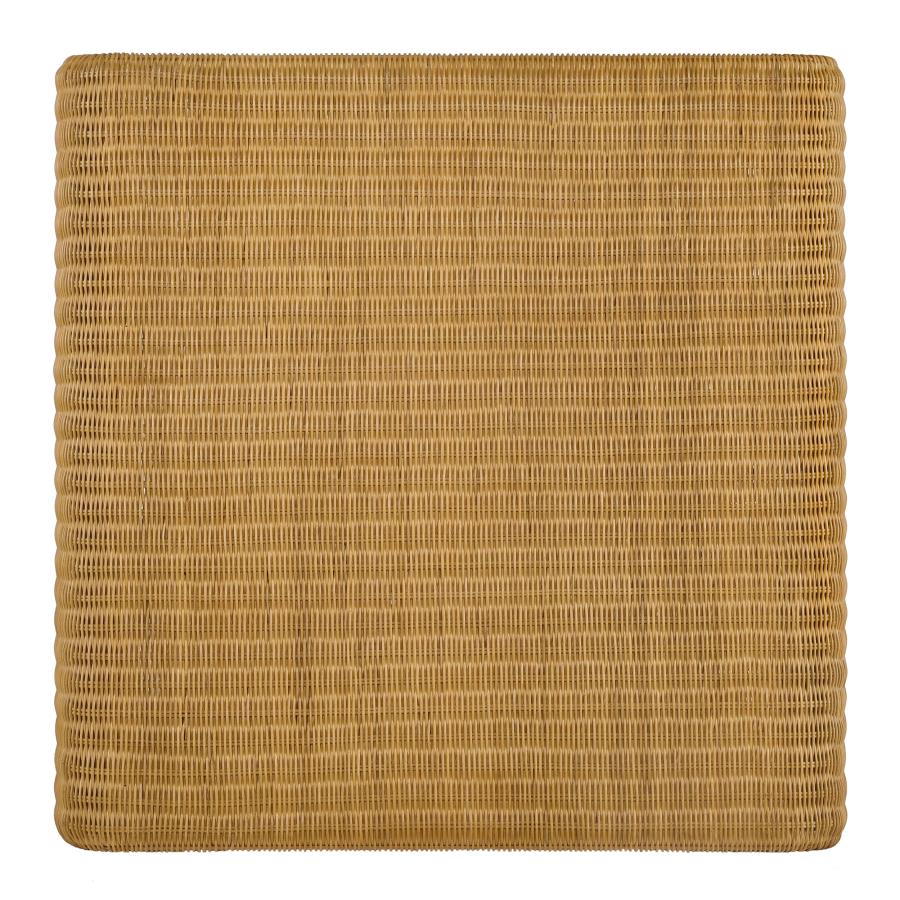 Juanita Square Woven Rattan Coffee Table Natural