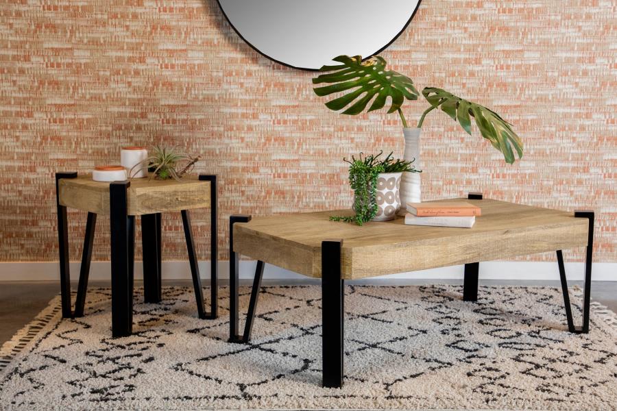 Modal Additional Images for Winston Square Wood Top Side End Table Natural