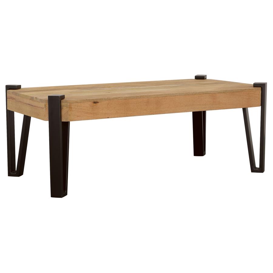(image for) Winston Rectangular Wood Top Coffee Table Natural