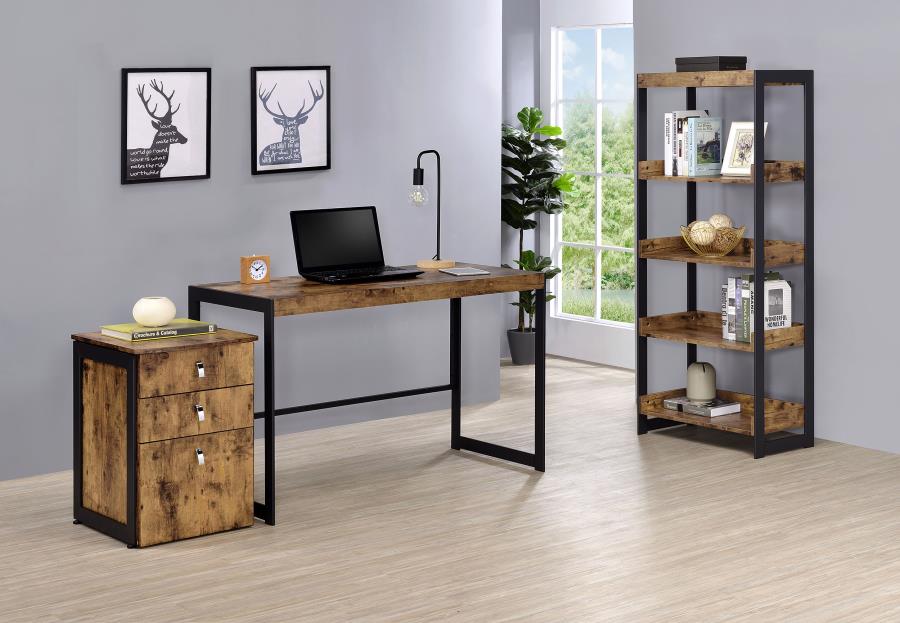 Modal Additional Images for Estrella 47-inch Engineered Wood Writing Desk Rustic Nutmeg