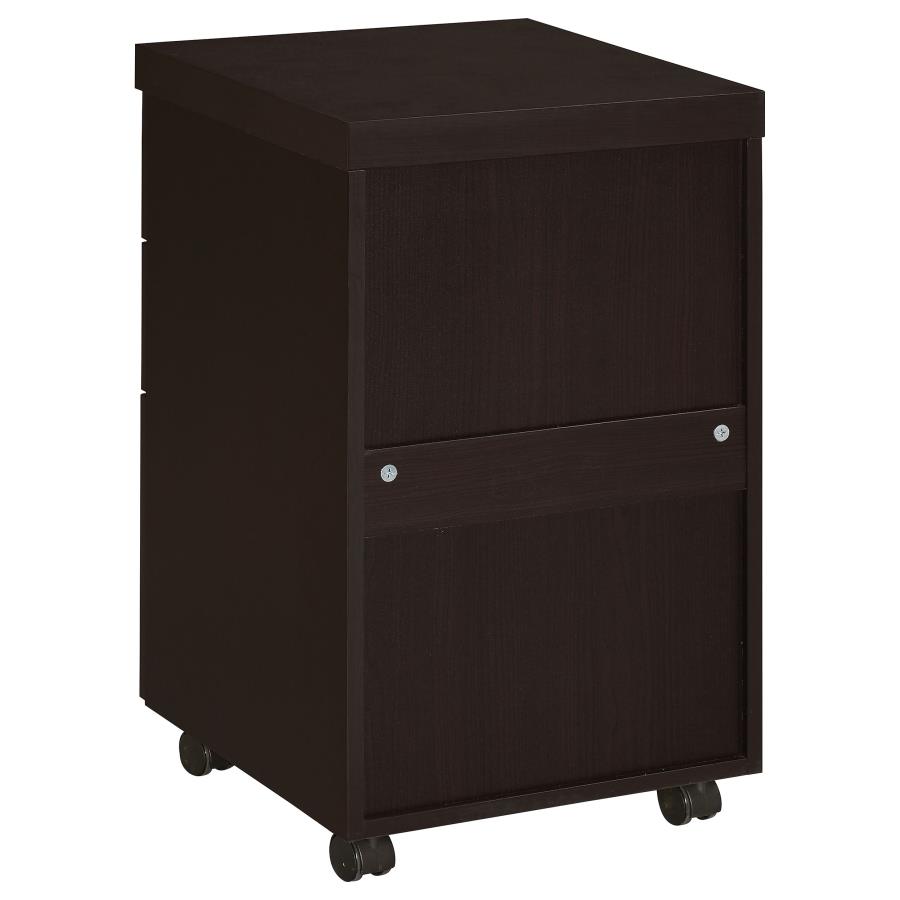 Skeena 3-piece Home Office Computer Desk Set Cappuccino