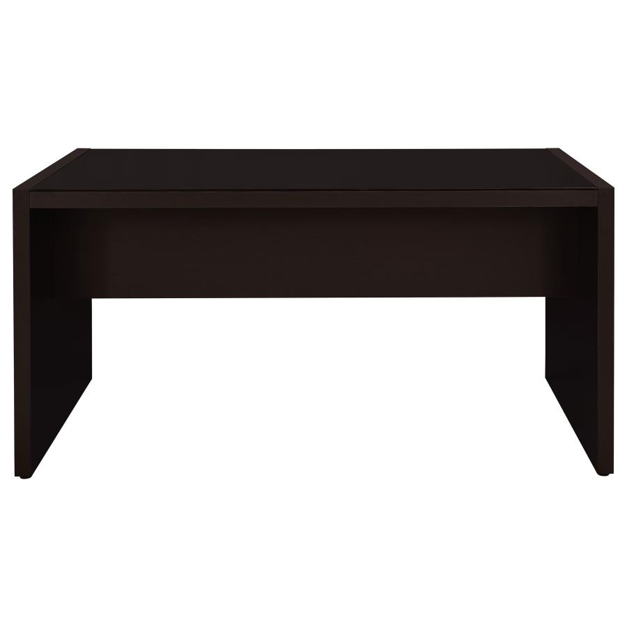 Skeena 60-inch Computer Desk with Keyboard Drawer Cappuccino