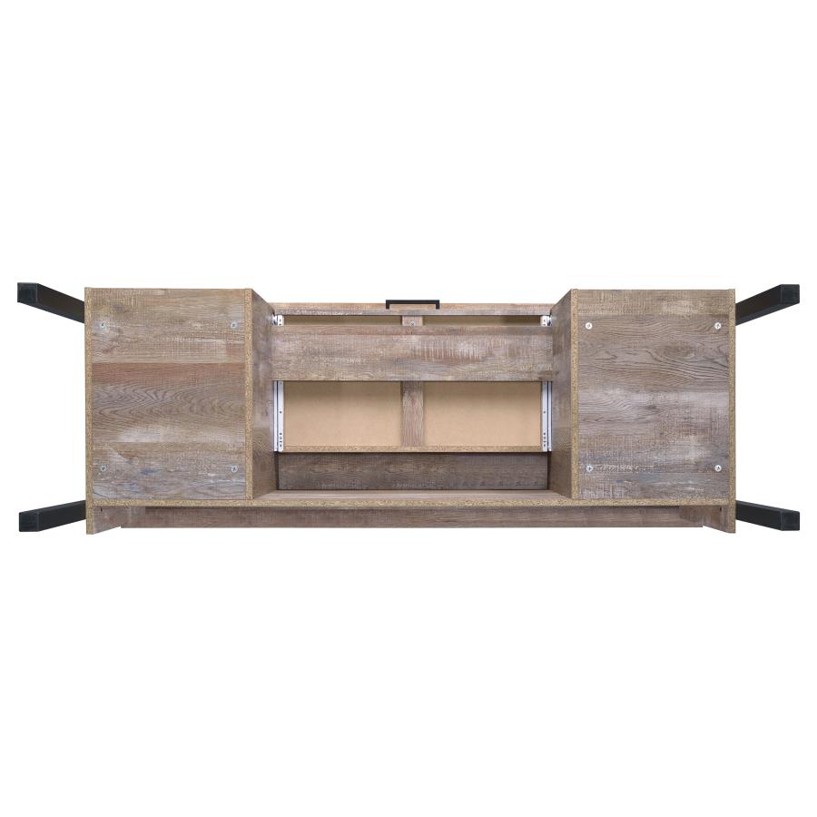 Samson 60-inch 4-drawer Office Computer Desk Weathered Oak