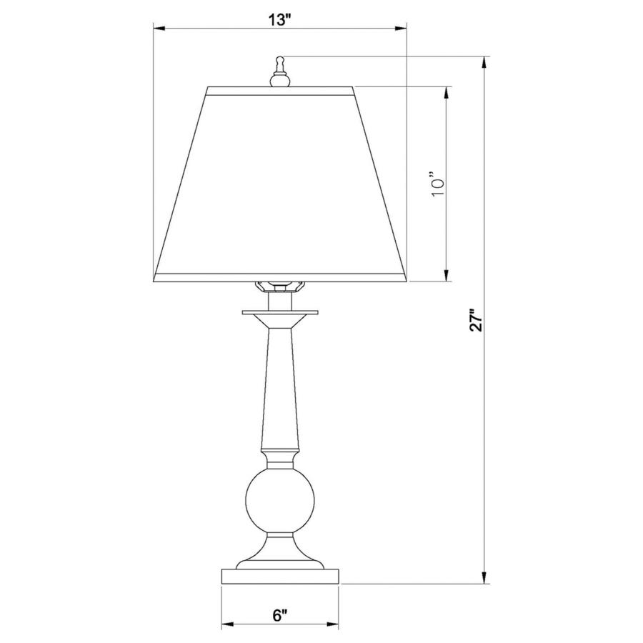 Modal Additional Images for Ochanko 27-inch Empire Shade Table Lamp Bronze (Set of 2)