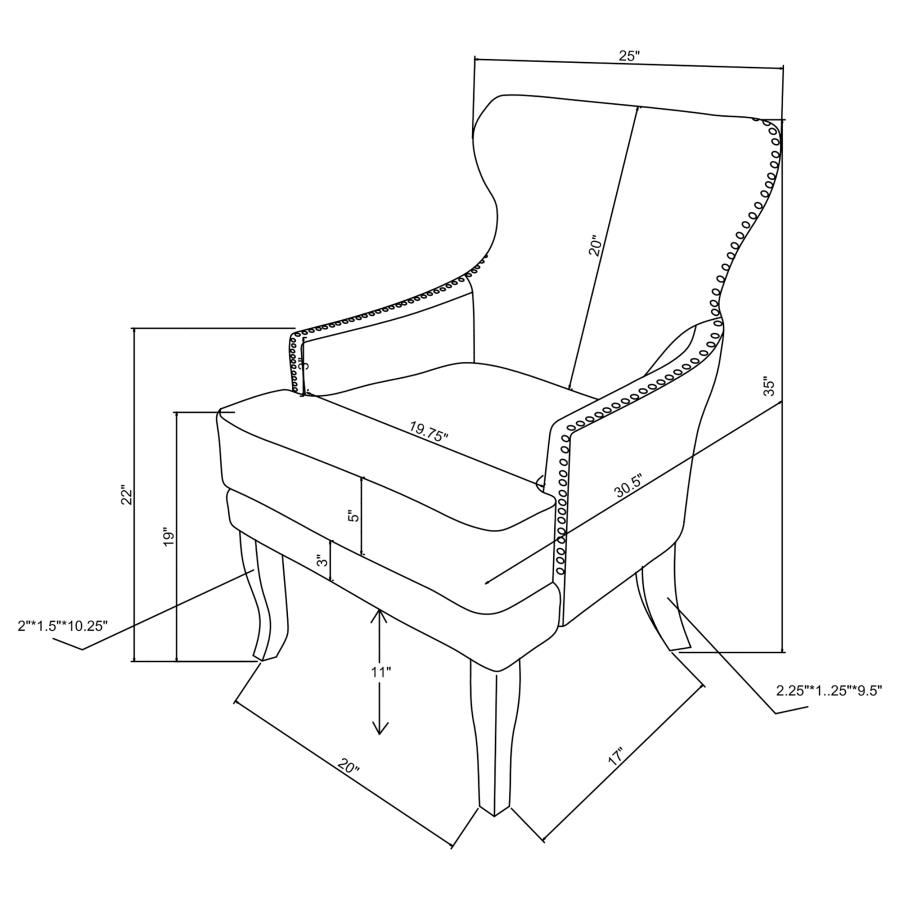 Modal Additional Images for Trea Cowhide Print Upholstered Accent Chair Black and White