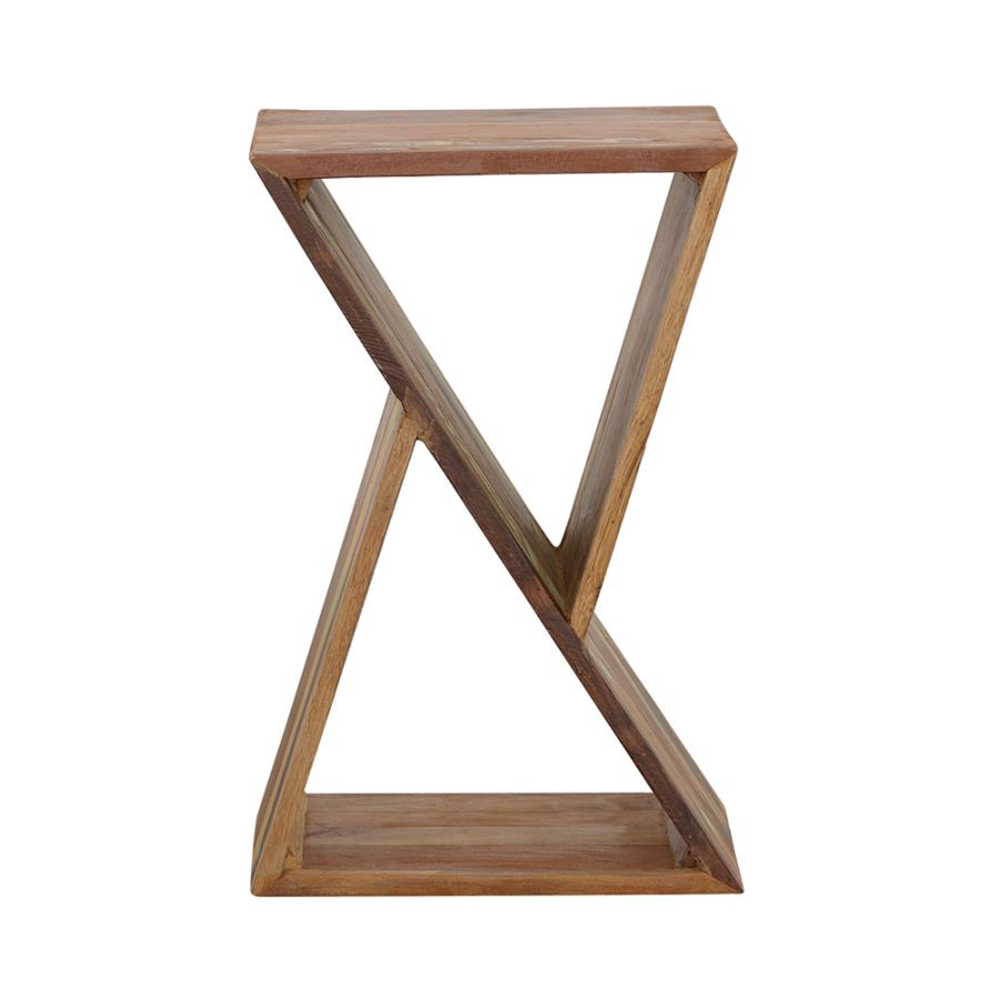 Modal Additional Images for Lily Solid Reclaimed Wood Accent Side Table Natural