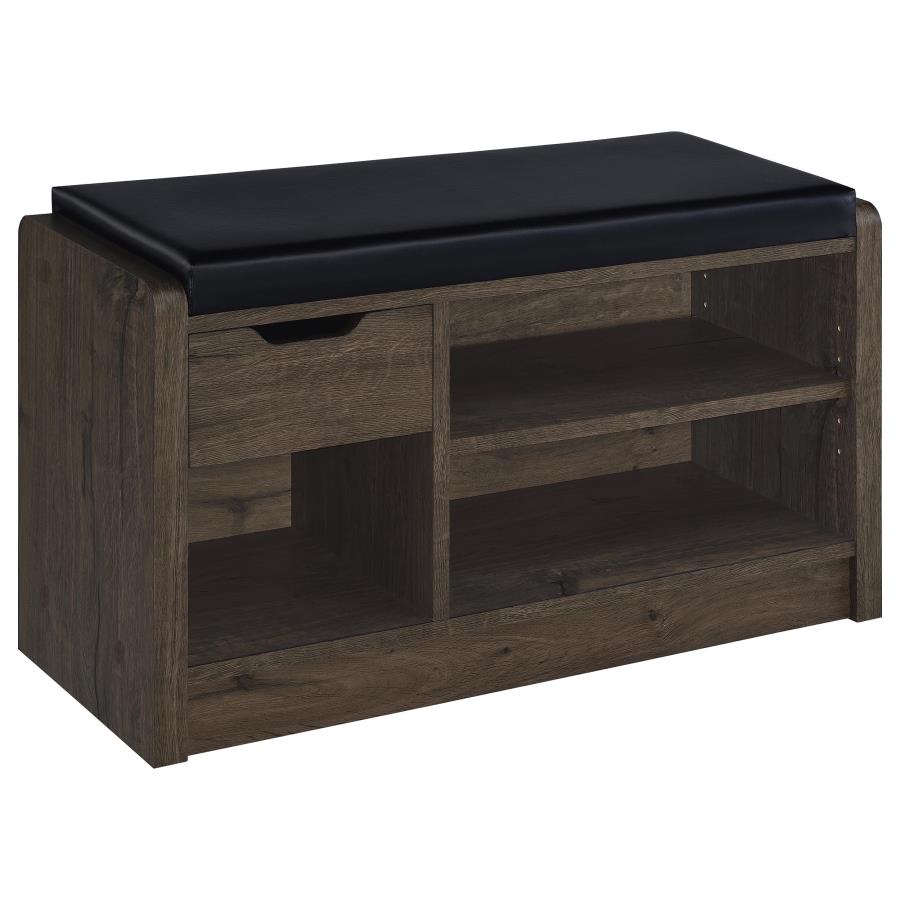 (image for) Arrington Storage Bench Smoked Oak