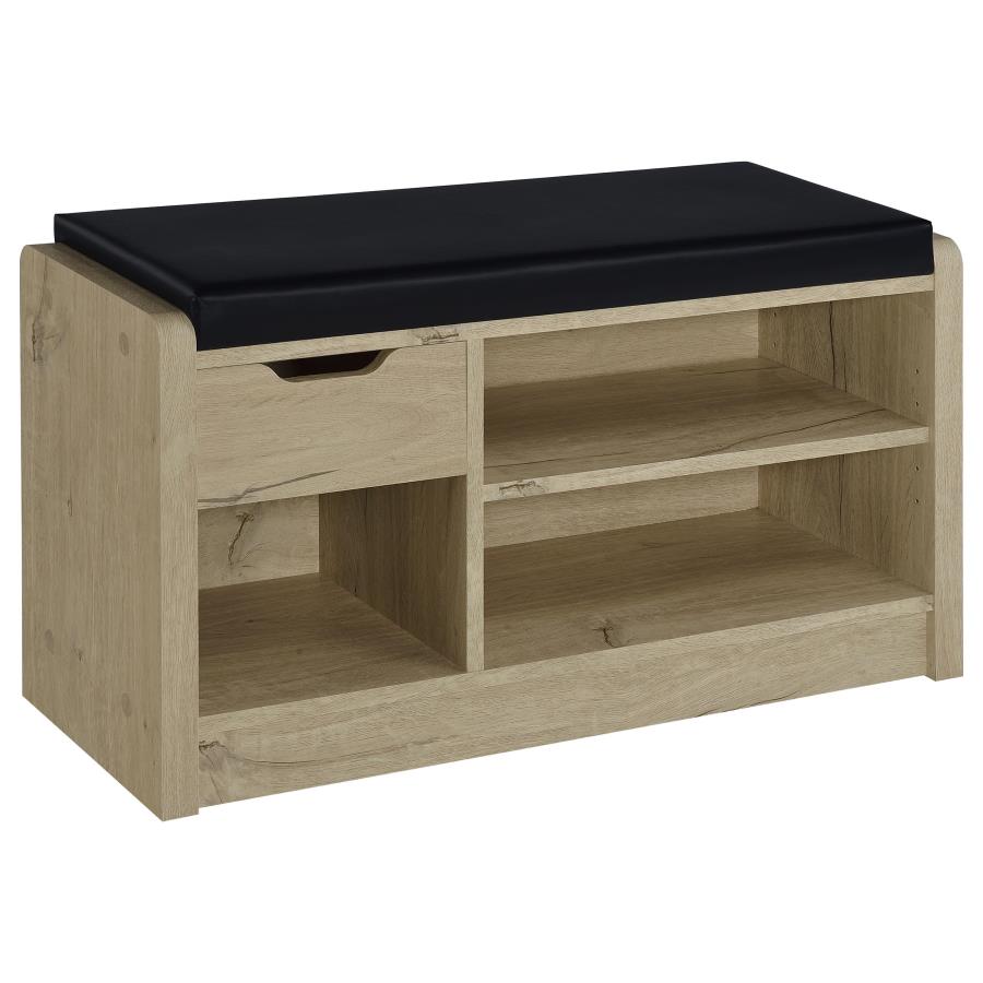 (image for) Arrington Storage Bench White Oak