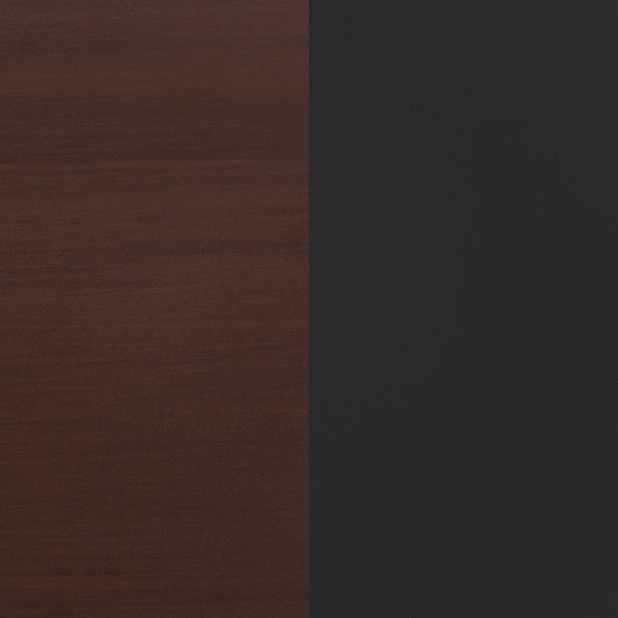 Zimmerlee 2-drawer Side Table with Shelf Rust Brown