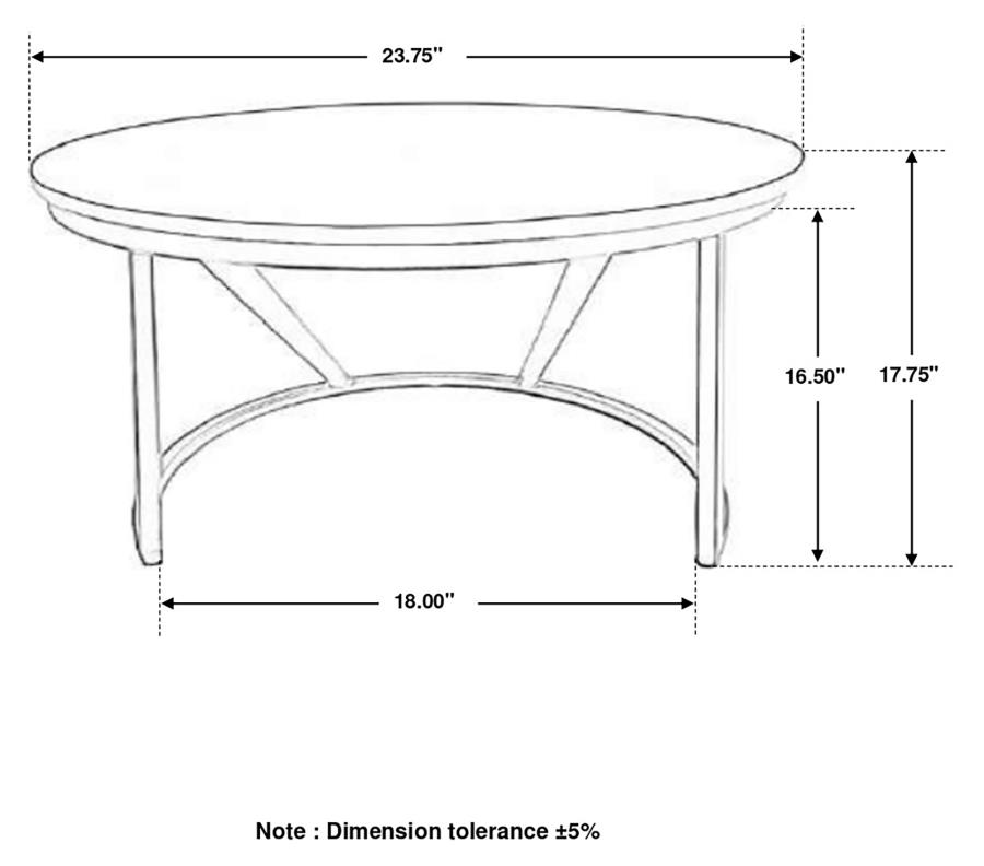 Modal Additional Images for Miguel Round Marble Top Coffee Table White and Black