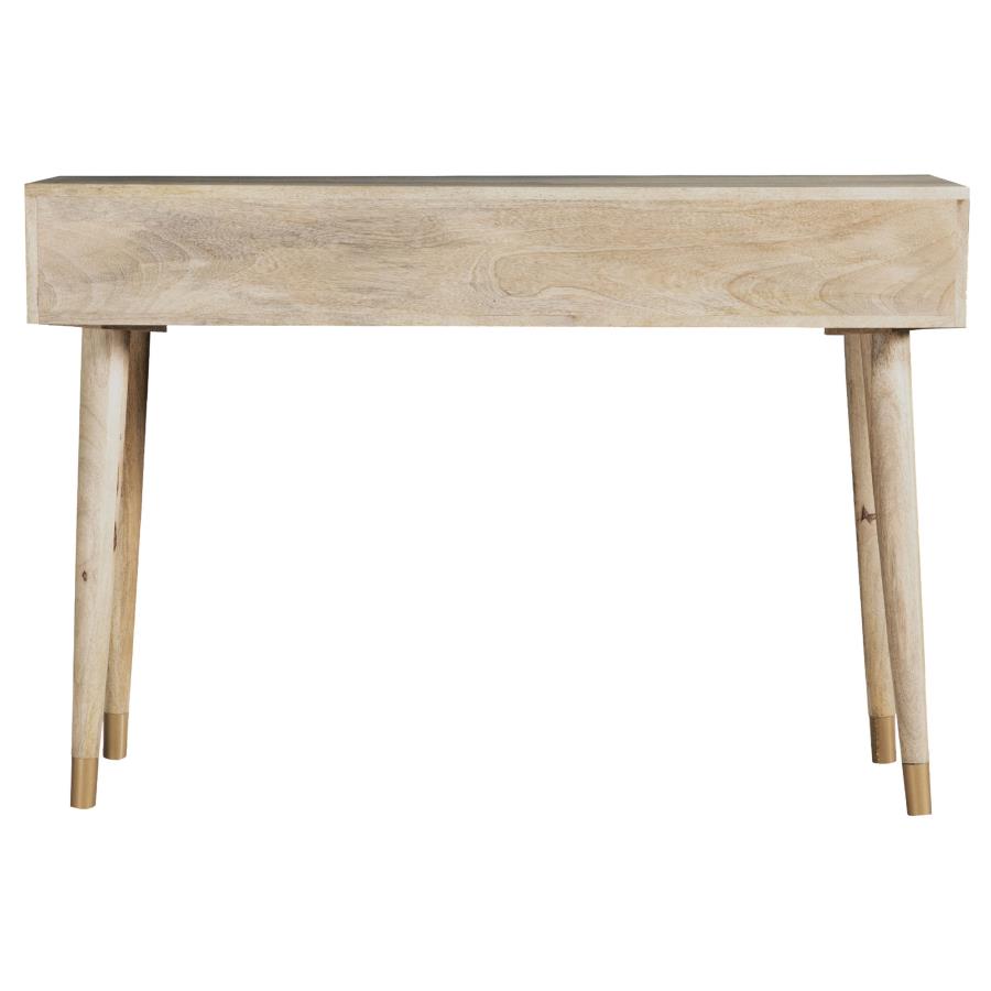 Alyssum 2-drawer Wood Entryway Sofa Console Table Natural