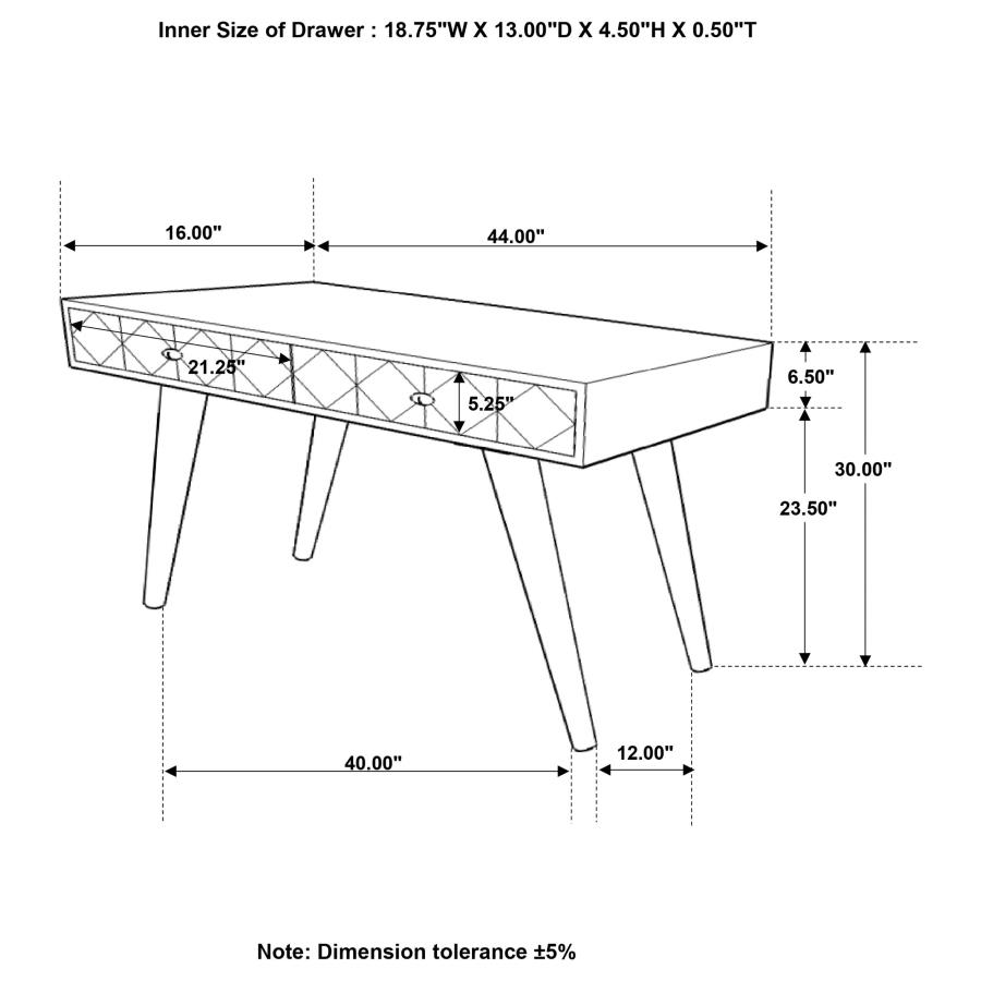 Modal Additional Images for Alyssum 2-drawer Wood Entryway Sofa Console Table Natural