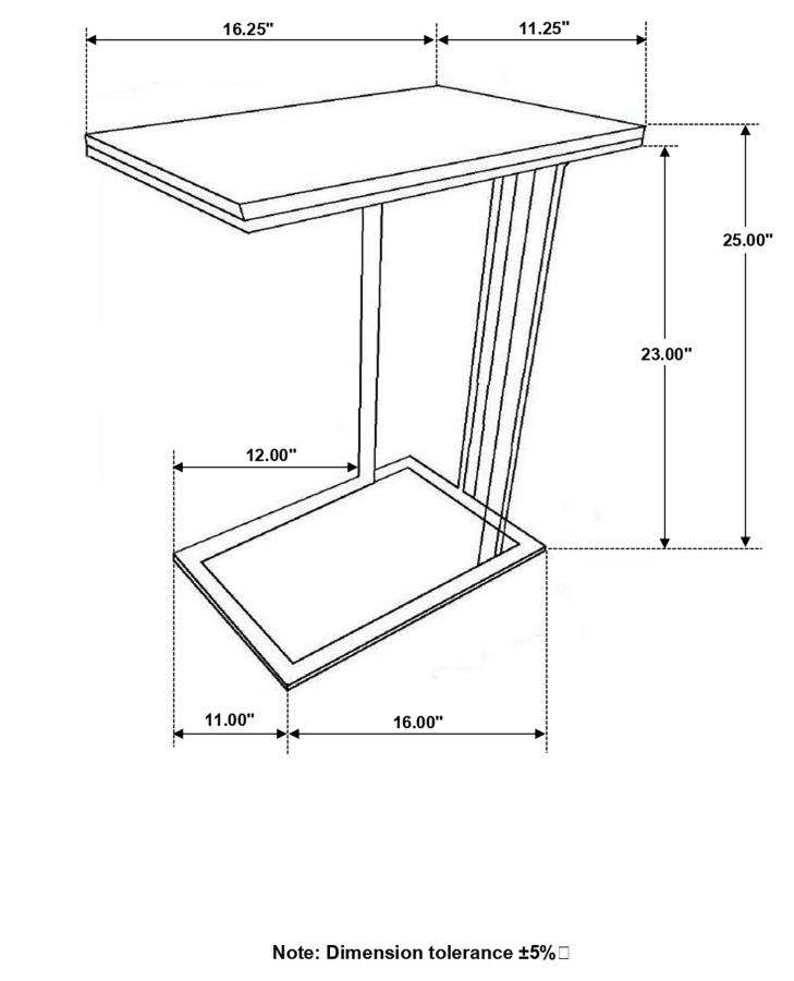 Modal Additional Images for Vicente Marble Top C-Shaped Sofa Side Table Grey