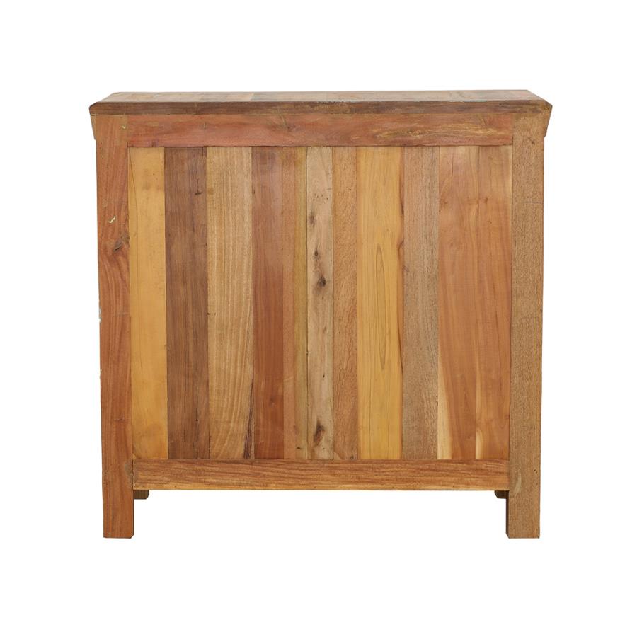 Modal Additional Images for Harper 4-drawer Solid Reclaimed Wood Accent Cabinet Brown