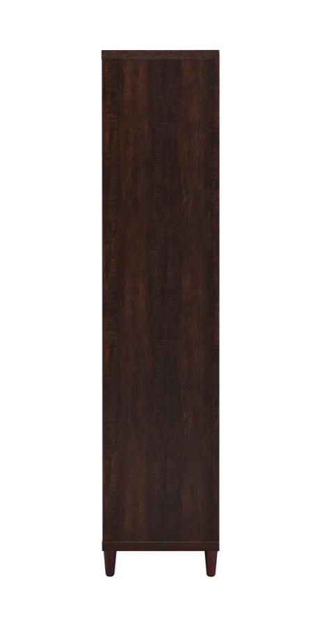 Wadeline 2-door Tall Accent Storage Cabinet Rustic Tobacco